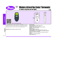 Thumbnail of document Data Sheet - MIT Miniature Infrared Non-Contact Thermometer